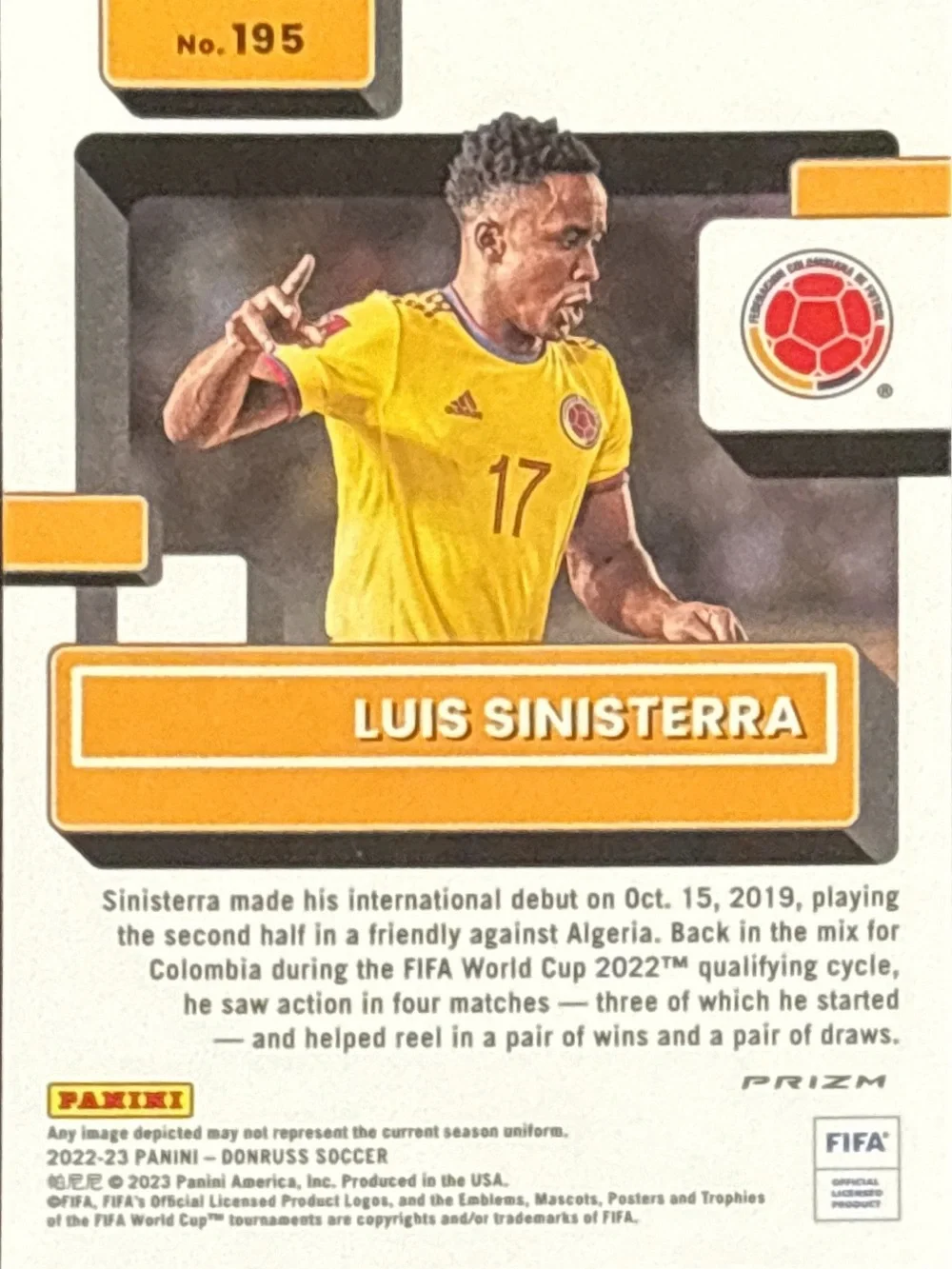 Panini official trading